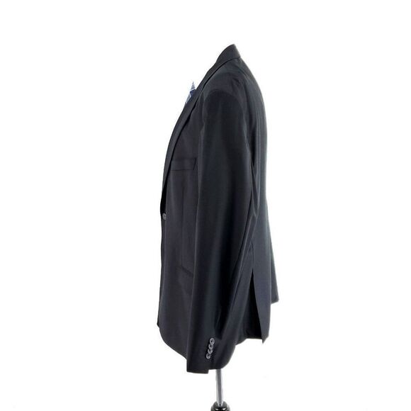 Paul Betenly Lanificio Filarte Thomas Wool 2 Button Blazer 44R Black - Picture 4 of 11